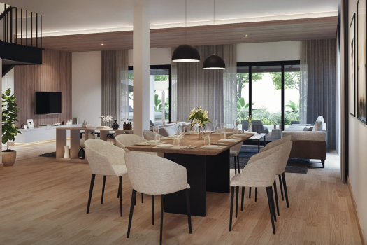 Living in the heart of the smart and ecological village of Tamarin